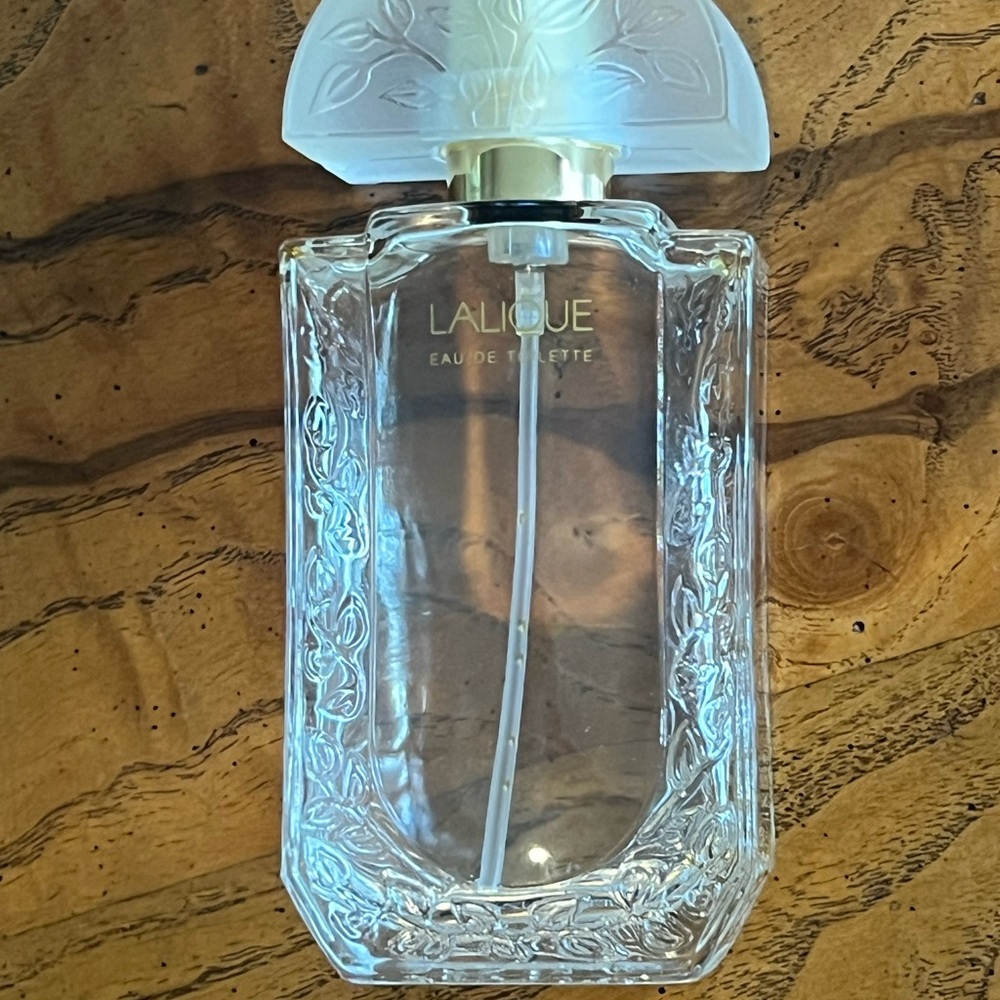 Vintage Lalique Eau de Toilette Collectors Crystal Bottle